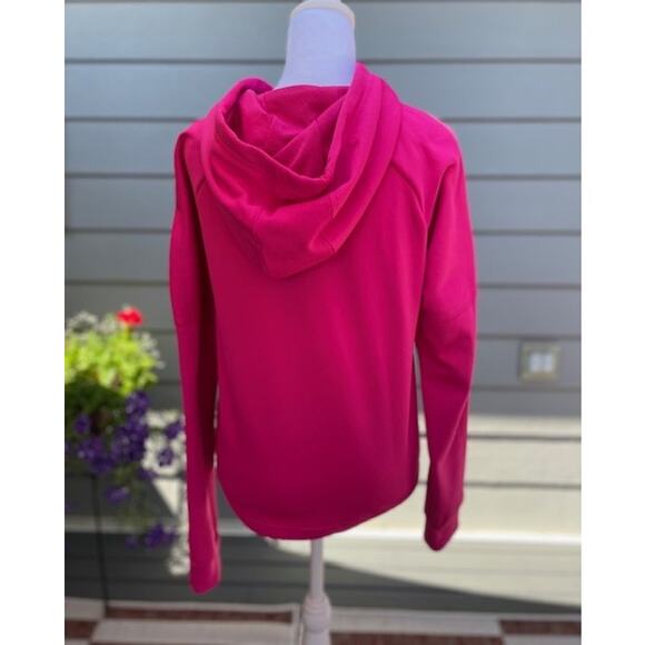Adidas Climate Warm Pink Long Sleeve Pullover Hoodie Size Small - Picture 2 of 5